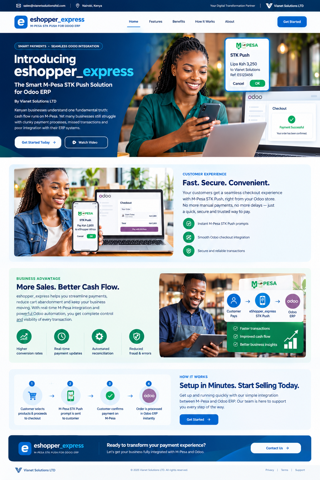eshopper_express seamless integration campaign visual